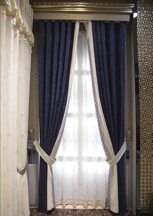 欧式卧室窗帘设计效果图
